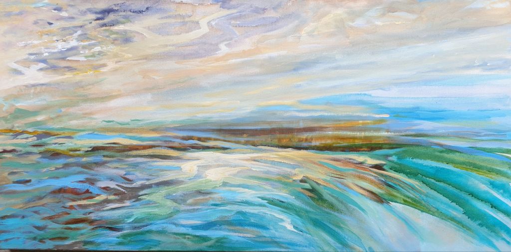 water flowing